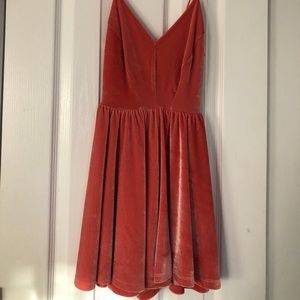 Urban outfitters velvet romper